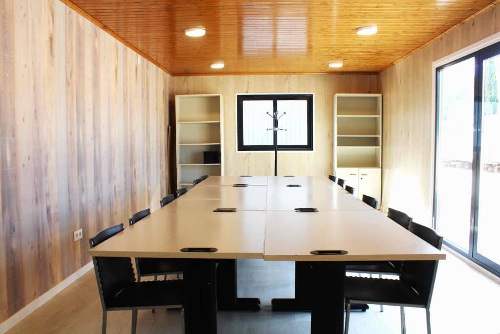 modulo prefabricado forrado madera 3