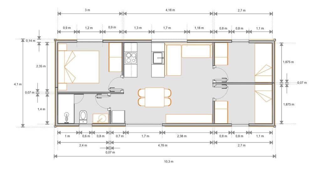 gama alta residencial 3H - . 4