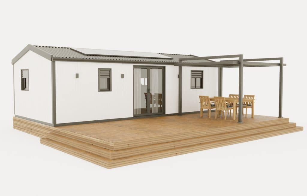 mobilhome nuevo gama alta color blanco
