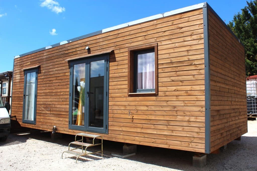 mobil home en madera