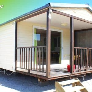 mobil home cuni sun roller con porche reservado
