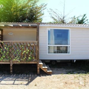 mobil home con porche, irm loggia reservado