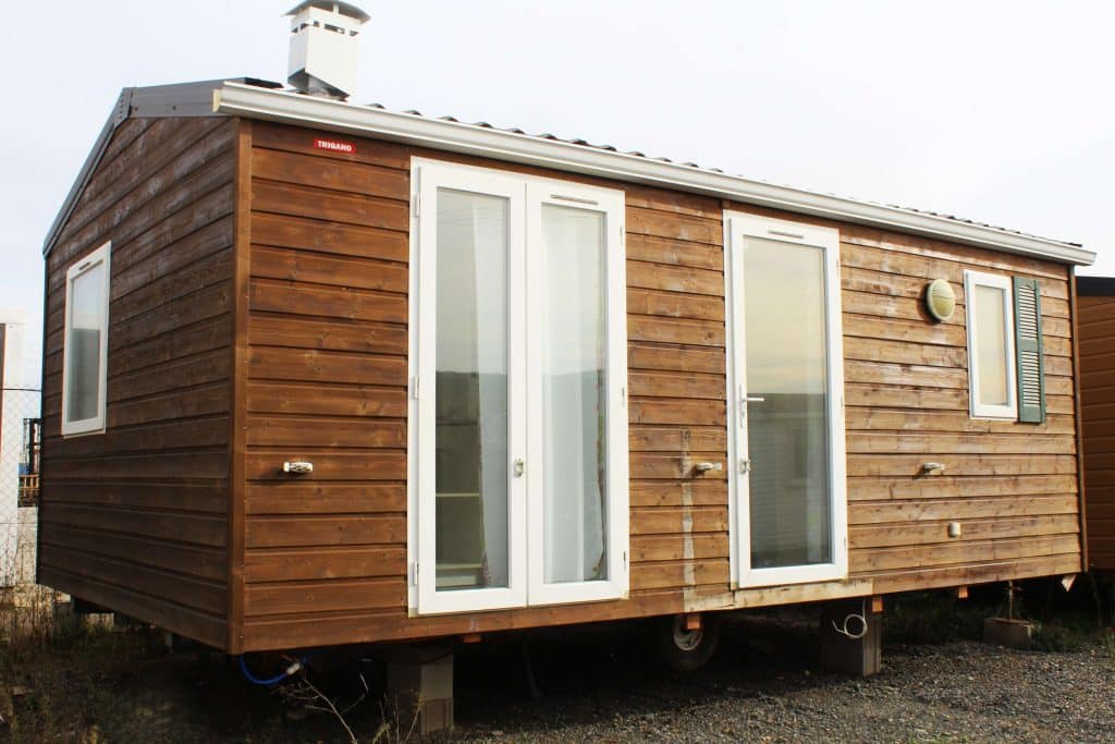 mobil home en madera trigano