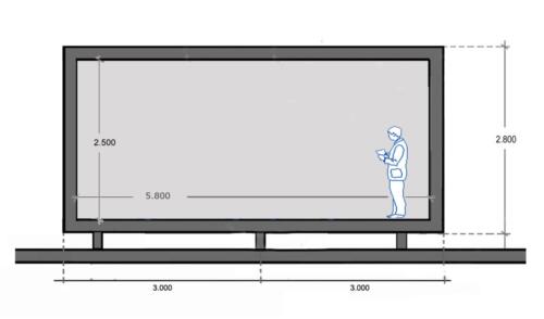 mobilhomes 8x3  48 m2 3 habitaciones 4